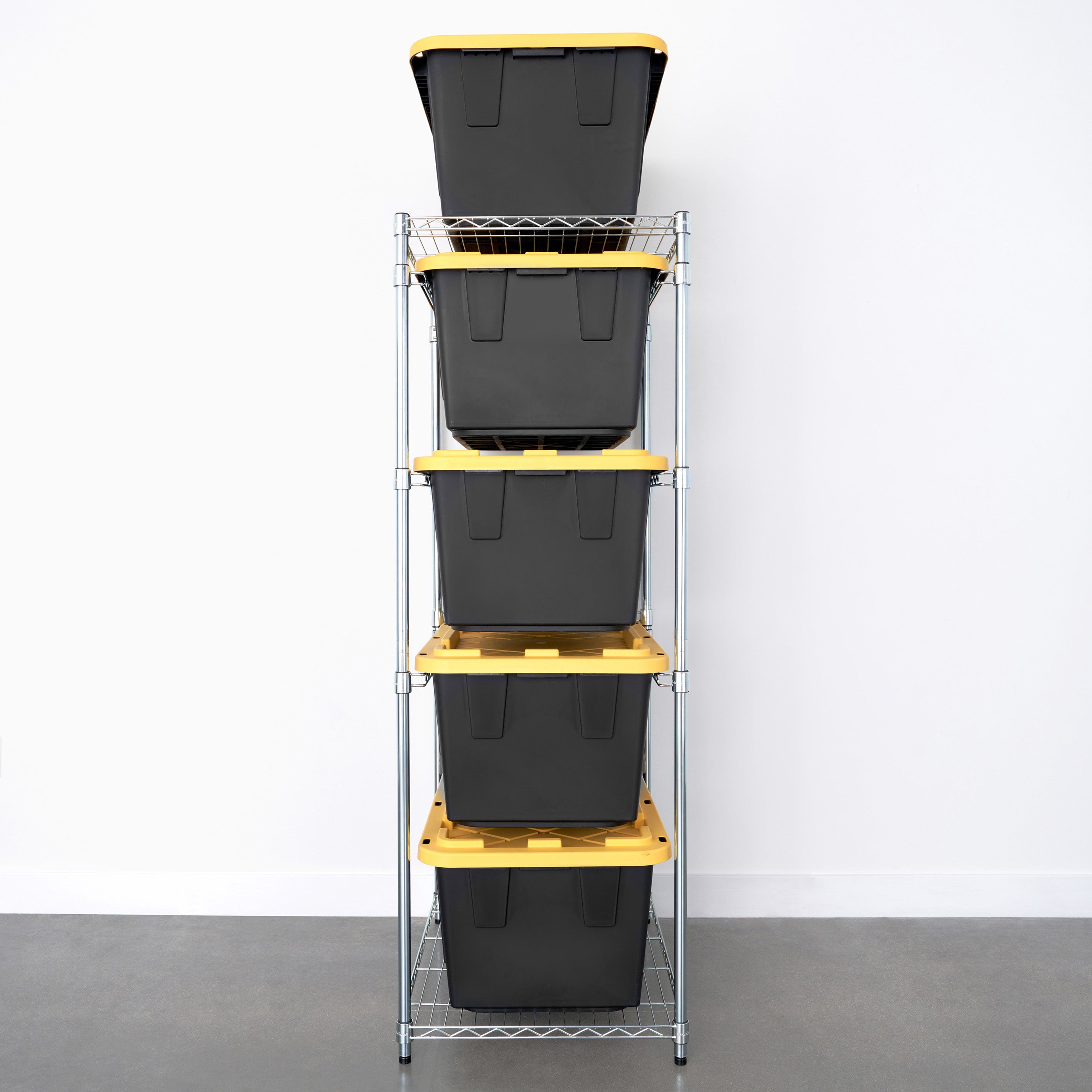 MonsterRax Bin Rack - Holds up to 5 Storage Bins