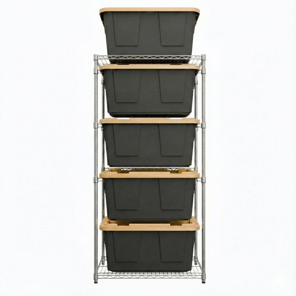 MonsterRax Bin Racks - Store up to 5 Storage Bins | Veteran Owned ...