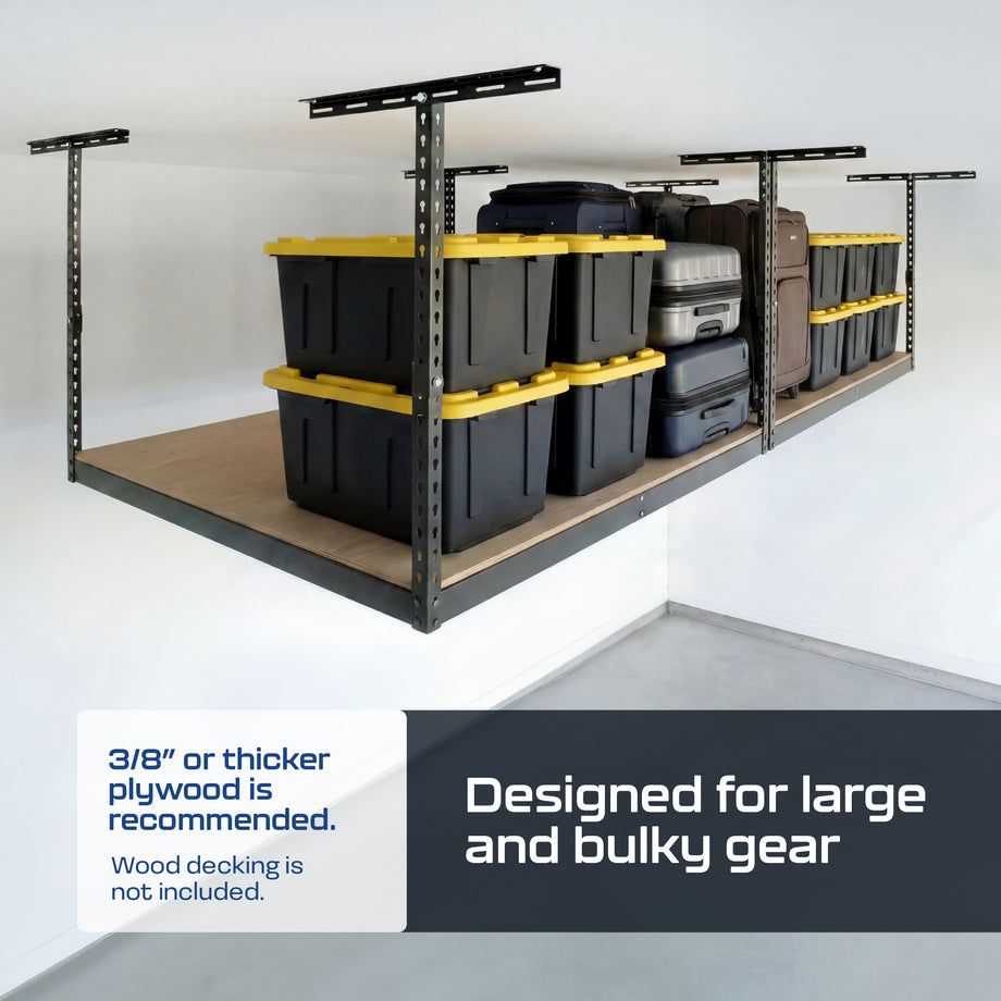 MonsterRax Overhead Garage Storage Frame Kit | Veteran Owned