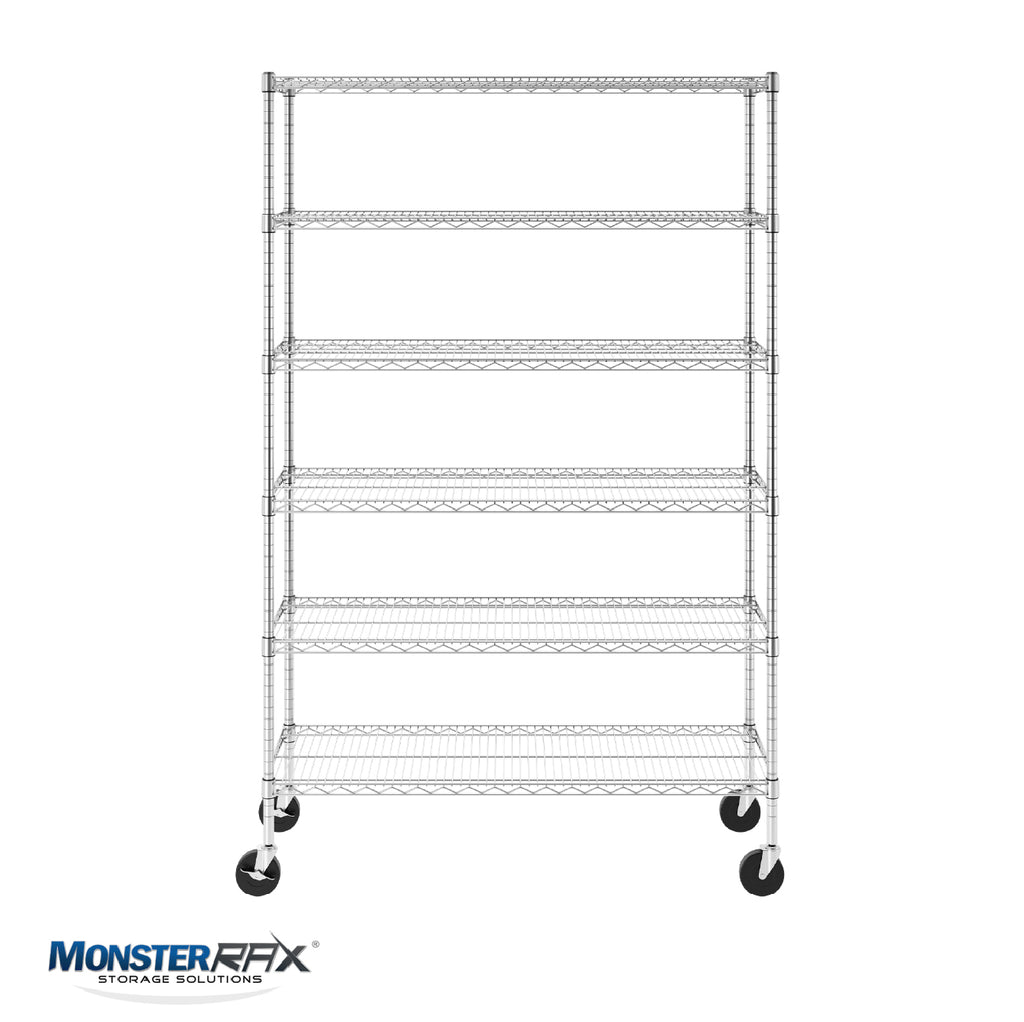 Monster Rack Storage MonsterRAX Overhead Garage Storage Racks Installation, Wall Shelves