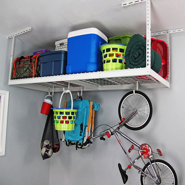 MonsterRax Overhead Storage Rack, Hammertone