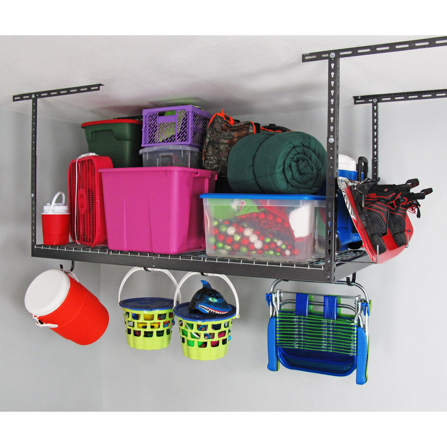 MonsterRax 4x6 Overhead Garage Storage Racks | Veteran Owned