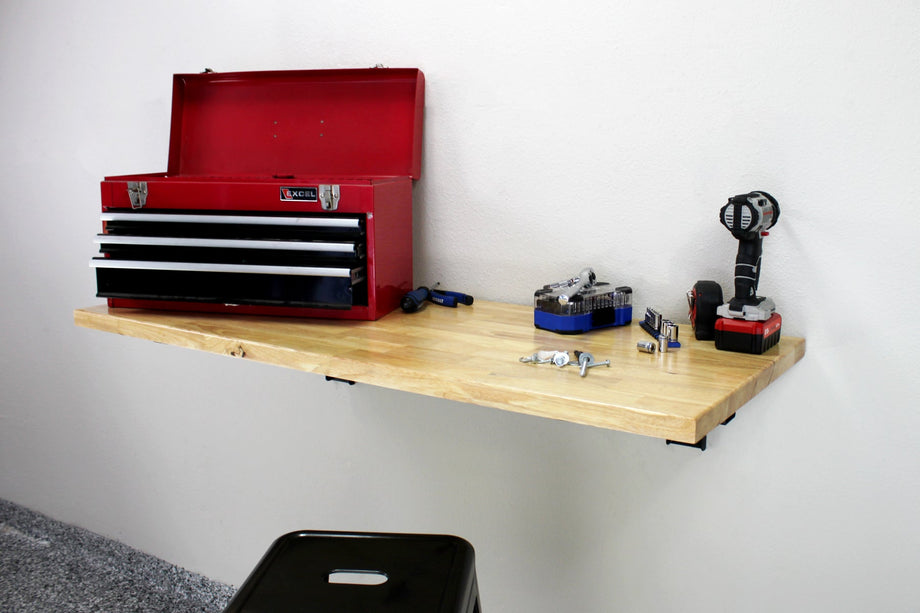 Folding Garage Workbench