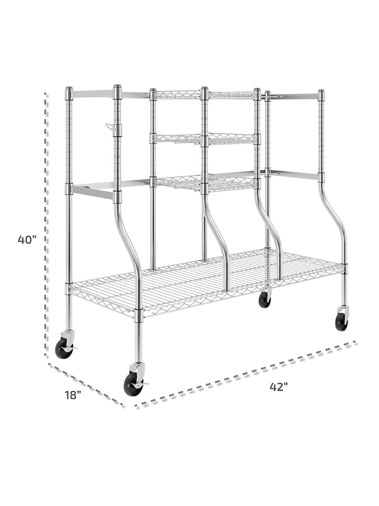 heavy duty golf rack with dimensions