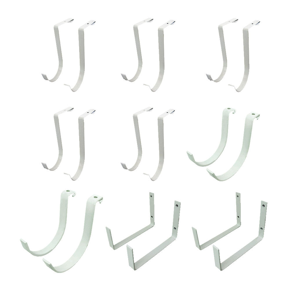 eighteen white hooks