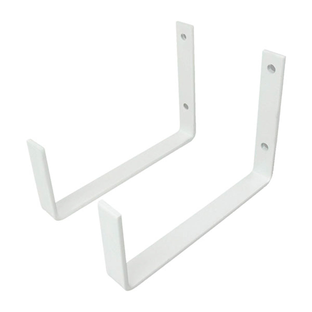 pair of white utility hooks